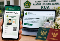 Ilustrasi Kartu Nikah Digital yang dapat diakses melalui Sistem Informasi Manajemen Nikah (SIMKAH) Kementerian Agama untuk memudahkan masyarakat memperoleh dokumen administrasi pernikahan.m( Foto inbrita)