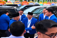 Adirozal menghadiri HUT ke-28 PAN di Jakarta di tengah penantian keputusan PAW DPR RI Jambi pengganti H A Bakri.