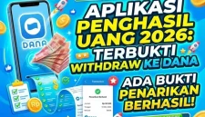 Ilustrasi aplikasi penghasil uang 2026 yang menawarkan koin dari aktivitas menonton video drama.(Foto: redaksi)