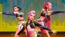 Cuplikan film animasi 'KPop Demon Hunters' menampilkan karakter Rumi, Mira dan Zoey (Foto: Netflix)