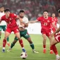 Timnas Indonesia meraih kemenangan telak 9-2 atas Bangladesh dan memastikan tiket ke final FIFA ASEAN Cup 2026.(Foto: SINDOnews/Isra Triansyah)