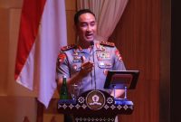 Foto: Kapolri Suyudi saat memberikan pembekalan di Lemhannas RI (dok. istimewa)