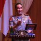 Foto: Kapolri Suyudi saat memberikan pembekalan di Lemhannas RI (dok. istimewa)