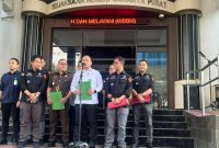 Konferensi pers di Kejari Jakpus (Rumondang/detikcom)