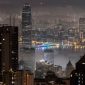 Foto: Pemandangan Pelabuhan Victoria yang diselimuti kabut laut di Hong Kong, Cina, 2 Maret 2025. (REUTERS/Tyrone Siu)