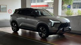 Mitsubishi XFORCE Ultimate non-hybrid menjalani pengujian konsumsi BBM rute Jakarta-Bandung pulang-pergi.(Foto: Muhammad Hafizh Gemilang/detikcom)